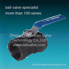 Wcb Carbon Steel Investment Casting 1PC Female Thread Ball Valve